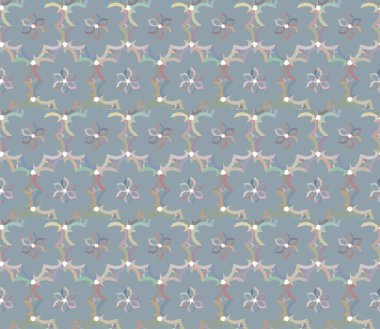 Geometrik şekilli kusursuz desen vektör çizimi