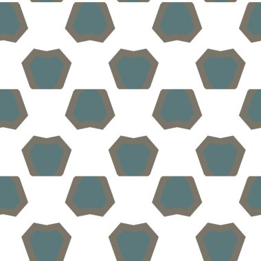 Geometrik şekilli kusursuz desen vektör çizimi