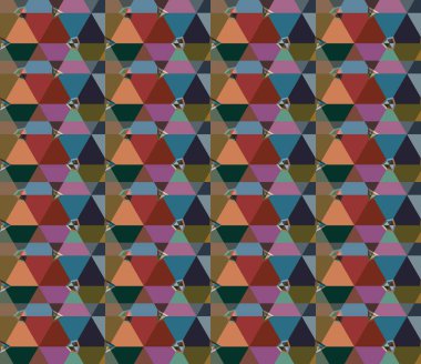 Geometrik şekilli kusursuz desen vektör çizimi