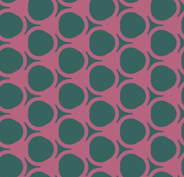 Geometrik şekilli kusursuz desen vektör çizimi