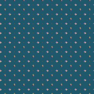 Geometrik şekilli kusursuz desen vektör çizimi