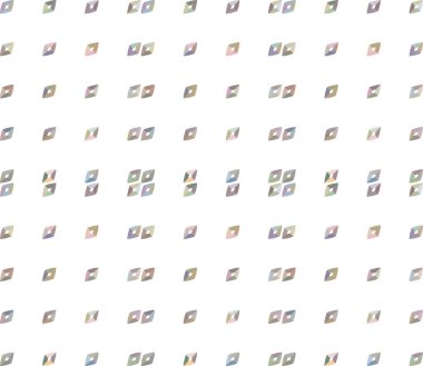 Geometrik şekilli kusursuz desen vektör çizimi