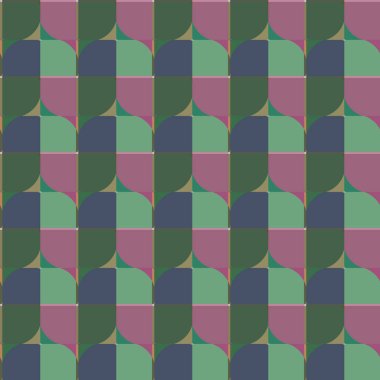 geometrik şekilli kusursuz desen