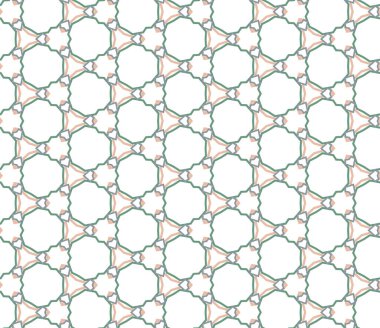 Geometrik şekilli kusursuz desen vektör çizimi