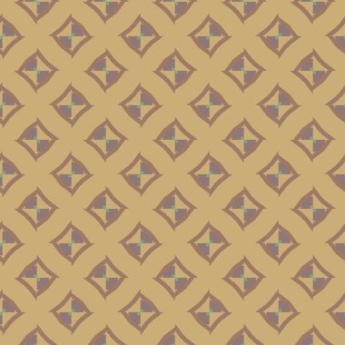 Geometrik şekilli kusursuz desen vektör çizimi