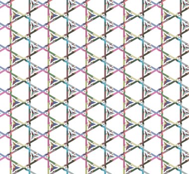 Geometrik şekilli kusursuz desen vektör çizimi