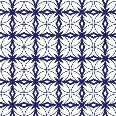 Geometrik şekilli kusursuz desen vektör çizimi