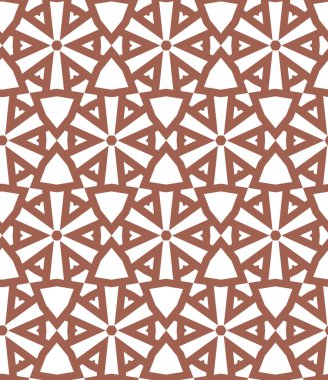 Geometrik şekilli kusursuz desen vektör çizimi
