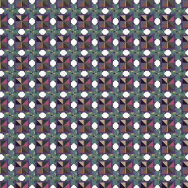 Geometrik şekilli kusursuz desen vektör çizimi