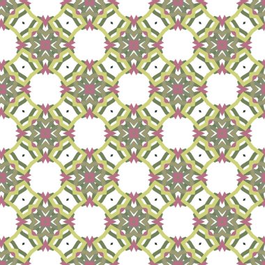 Geometrik şekilli kusursuz desen vektör çizimi