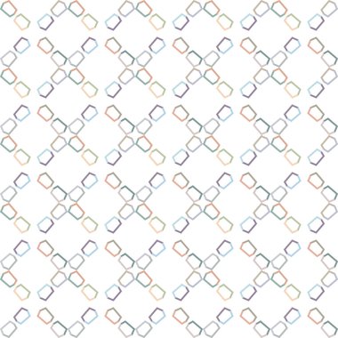 Geometrik şekilli kusursuz desen vektör çizimi