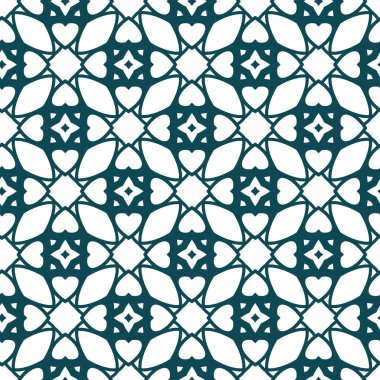 Geometrik şekilli kusursuz desen vektör çizimi