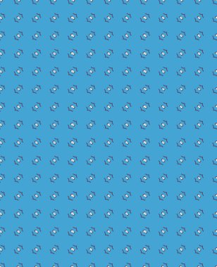 geometrik şekilli kusursuz desen