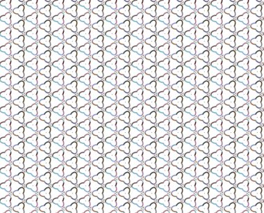 Geometrik şekilli kusursuz desen vektör çizimi