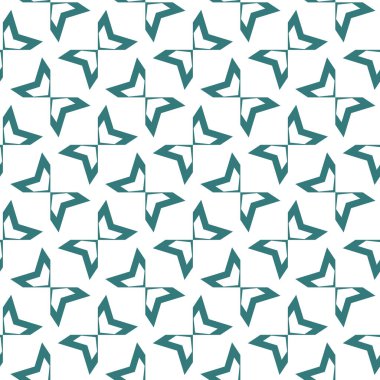 Geometrik şekilli kusursuz desen vektör çizimi