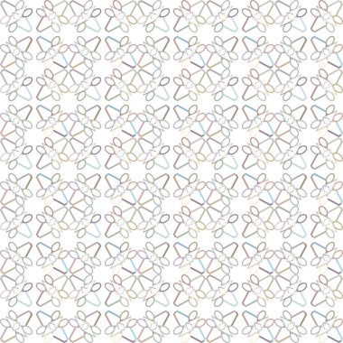 Geometrik şekilli kusursuz desen vektör çizimi
