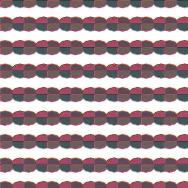 Geometrik şekilli kusursuz desen vektör çizimi