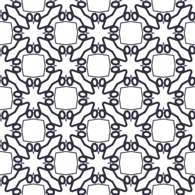 Geometrik şekilli kusursuz desen vektör çizimi