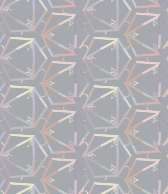 Geometrik şekilli kusursuz desen vektör çizimi