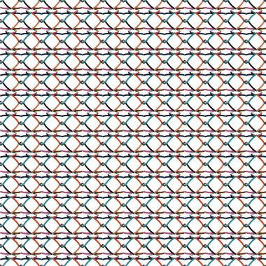 Geometrik şekilli kusursuz desen vektör çizimi
