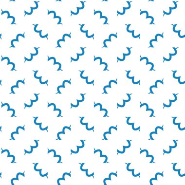 Geometrik şekilli kusursuz desen vektör çizimi