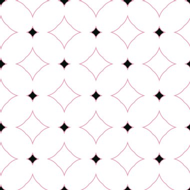 Geometrik şekilli kusursuz desen vektör çizimi