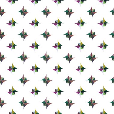 geometrik şekilli kusursuz desen