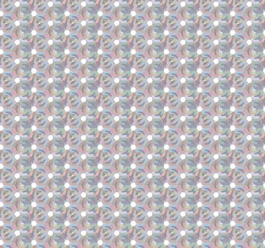 Geometrik şekilli kusursuz desen vektör çizimi