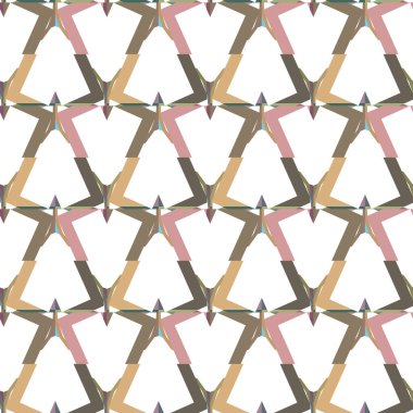 Geometrik şekilli kusursuz desen vektör çizimi