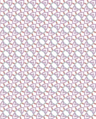 Geometrik şekilli kusursuz desen vektör çizimi