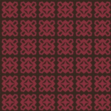 Geometrik şekilli kusursuz desen vektör çizimi