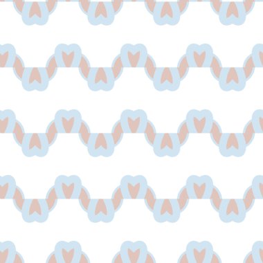 Geometrik şekilli kusursuz desen vektör çizimi