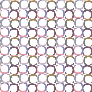 Geometrik şekilli kusursuz desen vektör çizimi