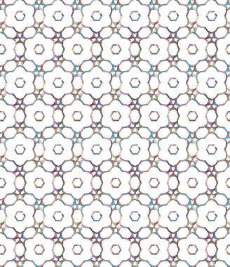Geometrik şekilli kusursuz desen vektör çizimi