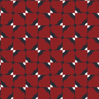 Geometrik şekilli kusursuz desen vektör çizimi