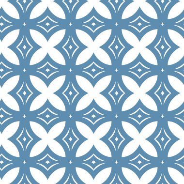 Geometrik şekilli kusursuz desen vektör çizimi