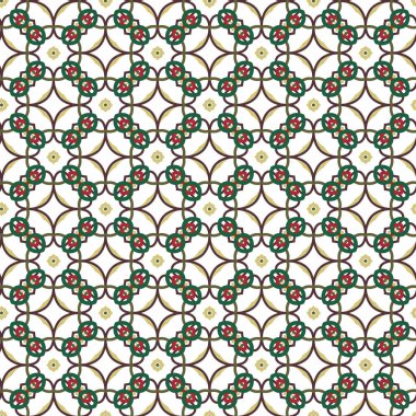 geometrik şekilli kusursuz desen