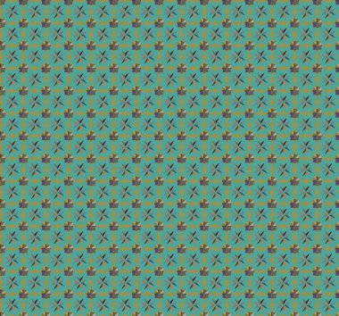 Geometrik şekilli kusursuz desen vektör çizimi