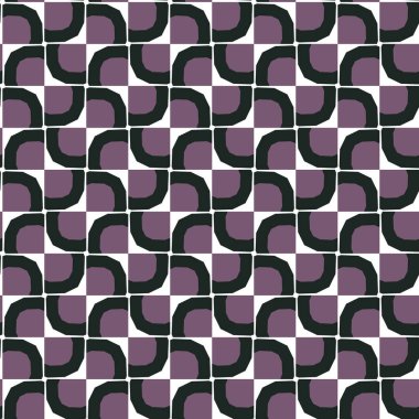 Geometrik şekilli kusursuz desen vektör çizimi