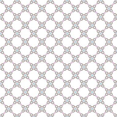 Geometrik şekilli kusursuz desen vektör çizimi