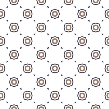 Geometrik şekilli kusursuz desen vektör çizimi