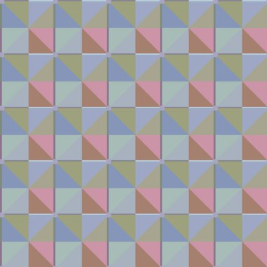 Geometrik şekilli kusursuz desen vektör çizimi