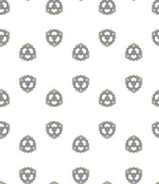 Geometrik şekilli kusursuz desen vektör çizimi