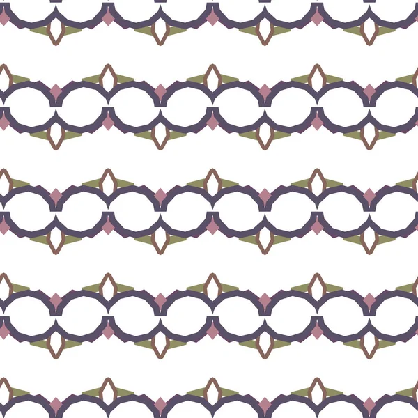 Modello Senza Soluzione Continuità Con Forme Geometriche Illustrazione Vettoriale — Vettoriale Stock