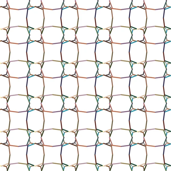 Modello Senza Soluzione Continuità Con Forme Geometriche Illustrazione Vettoriale — Vettoriale Stock