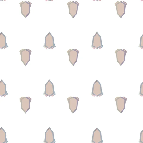 Motif Sans Couture Avec Des Formes Géométriques Illustration Vectorielle — Image vectorielle