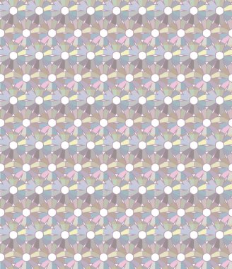 Geometrik şekilli kusursuz desen vektör çizimi