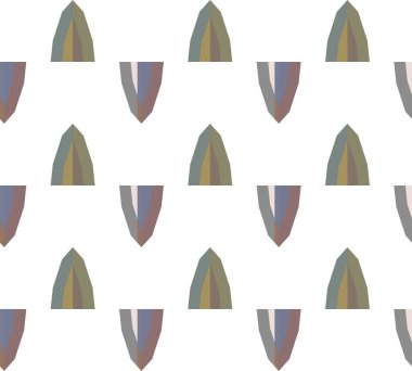 Geometrik şekilli kusursuz desen vektör çizimi