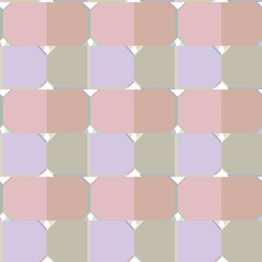 Geometrik şekilli kusursuz desen vektör çizimi