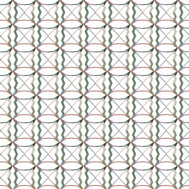 Geometrik şekilli kusursuz desen vektör çizimi